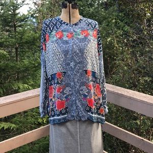 Johnny Was Floral Top